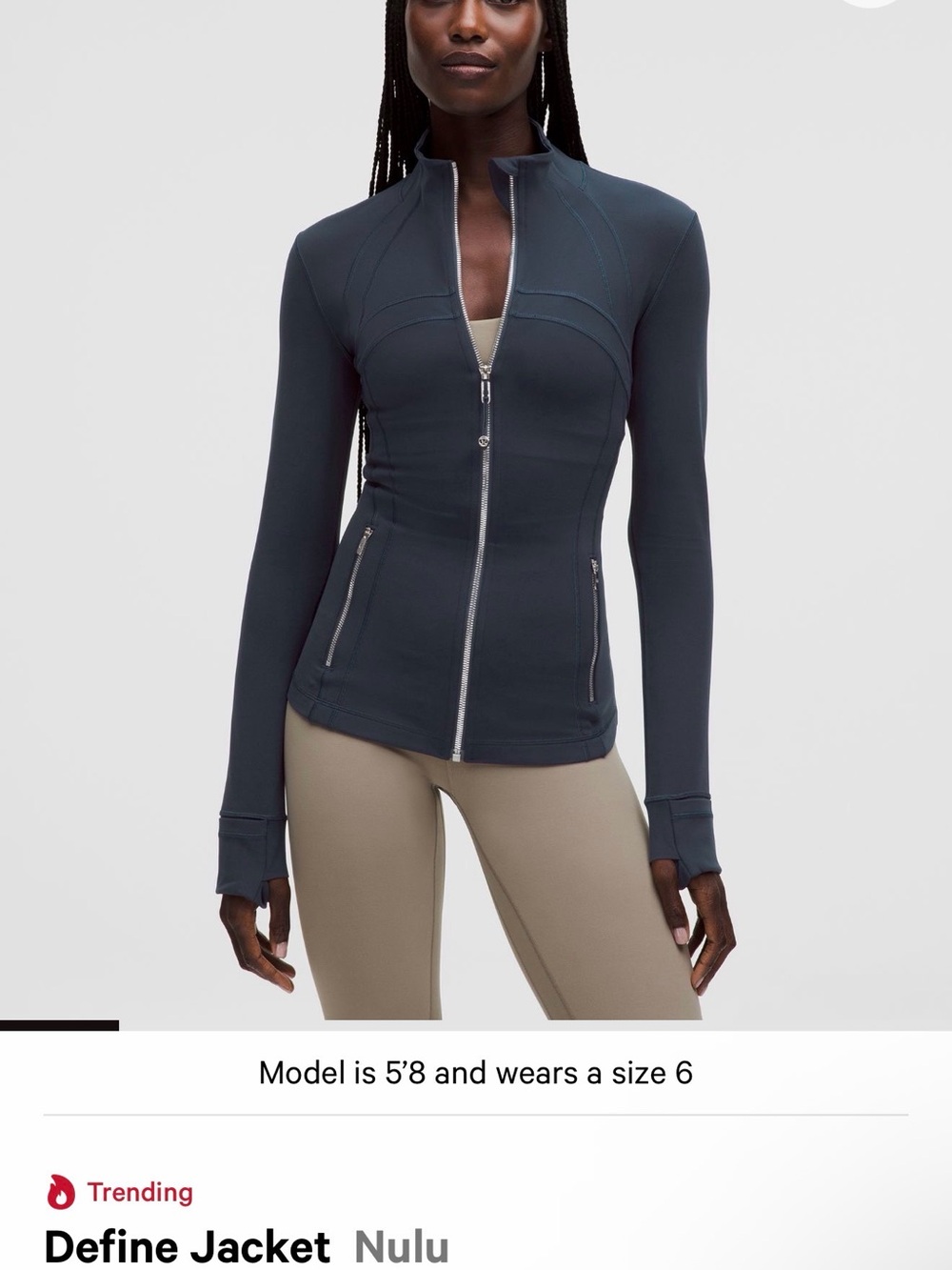 Lululemon Define Jacket Nulu- True Navy